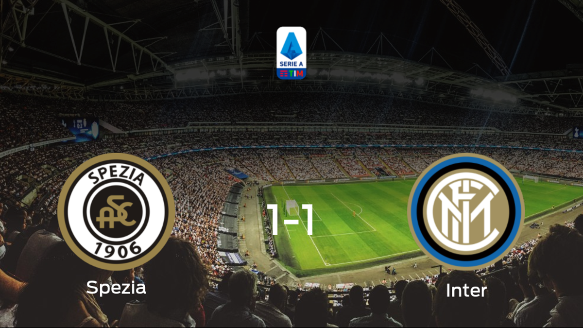 El Inter logra un empate frente al Spezia Calcio (1-1)