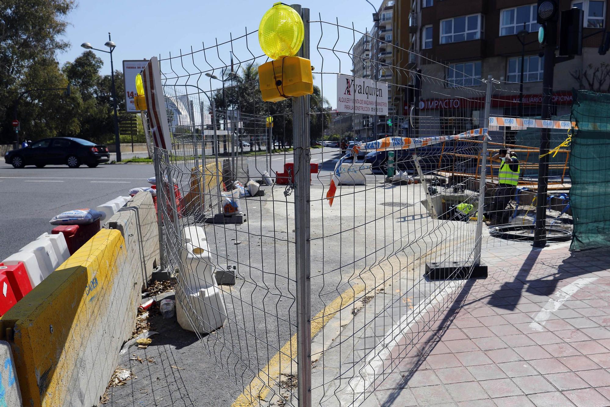 Así avanzan las obras de Peris y Valero