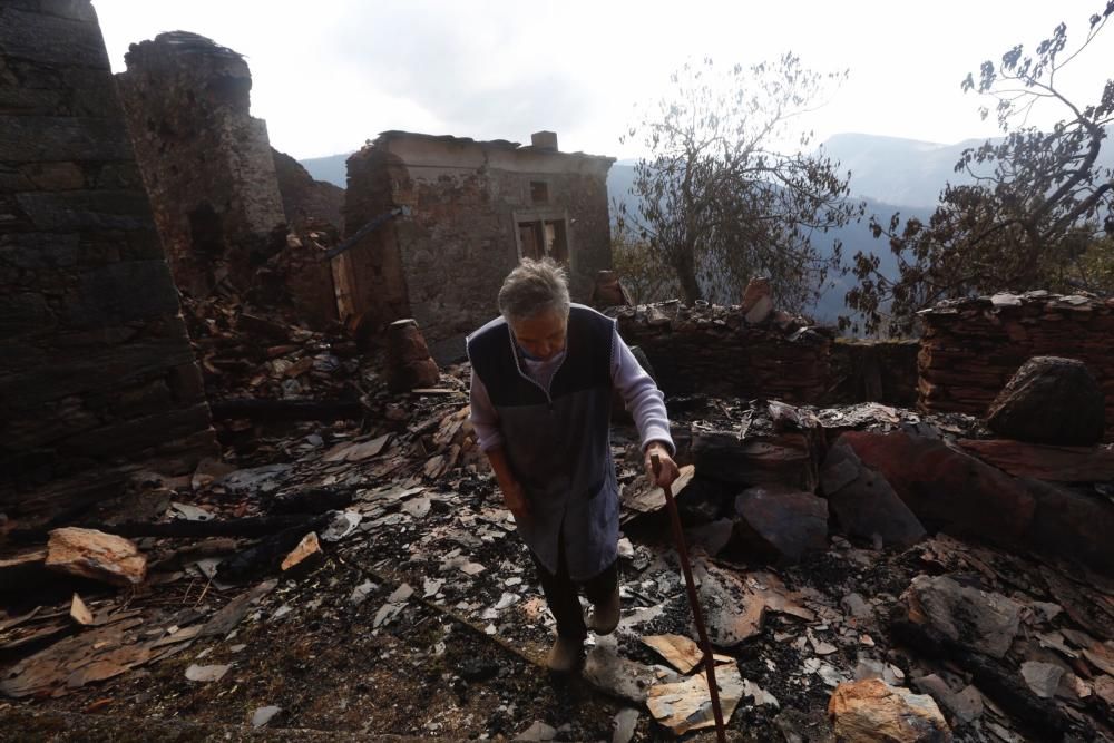 El Suroccidente asturiano arrasado por las llamas