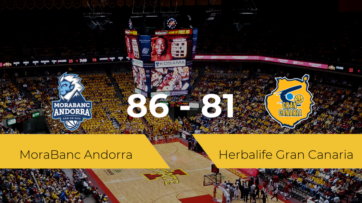 El MoraBanc Andorra se impone por 86-81 frente al Herbalife Gran Canaria