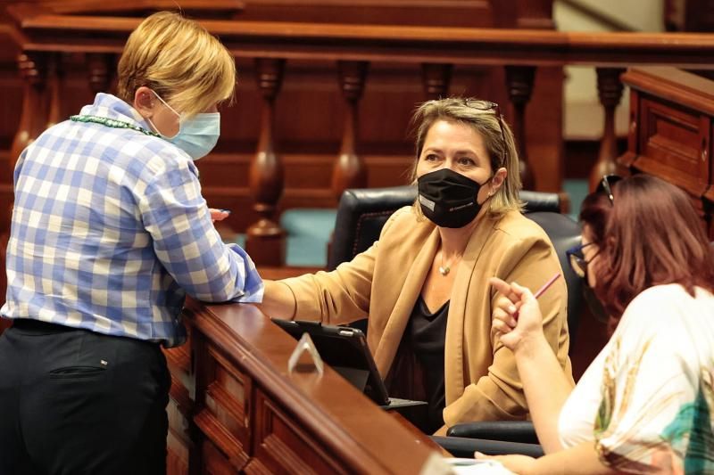 Pleno en el Parlamento de Canarias (13/10/21)