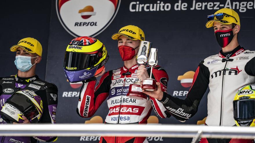 Daniel Holgado aplaza el título a Misano