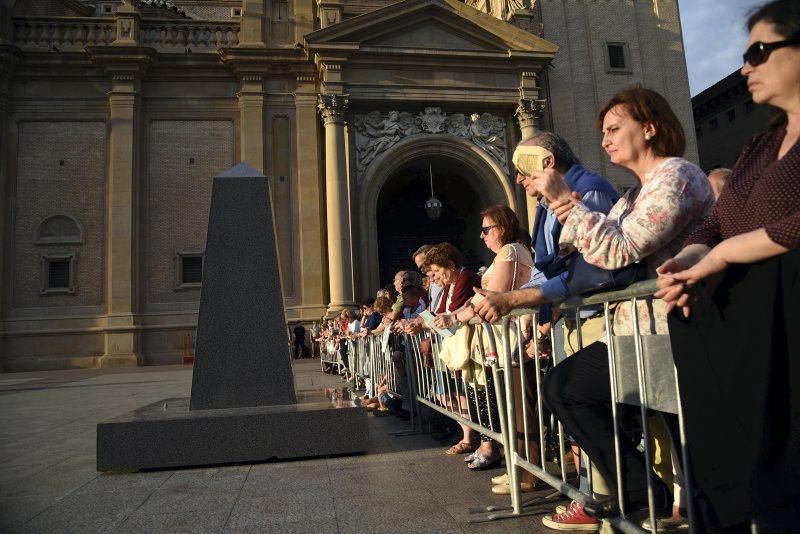 Retreta militar y homenaje a los caídos por España