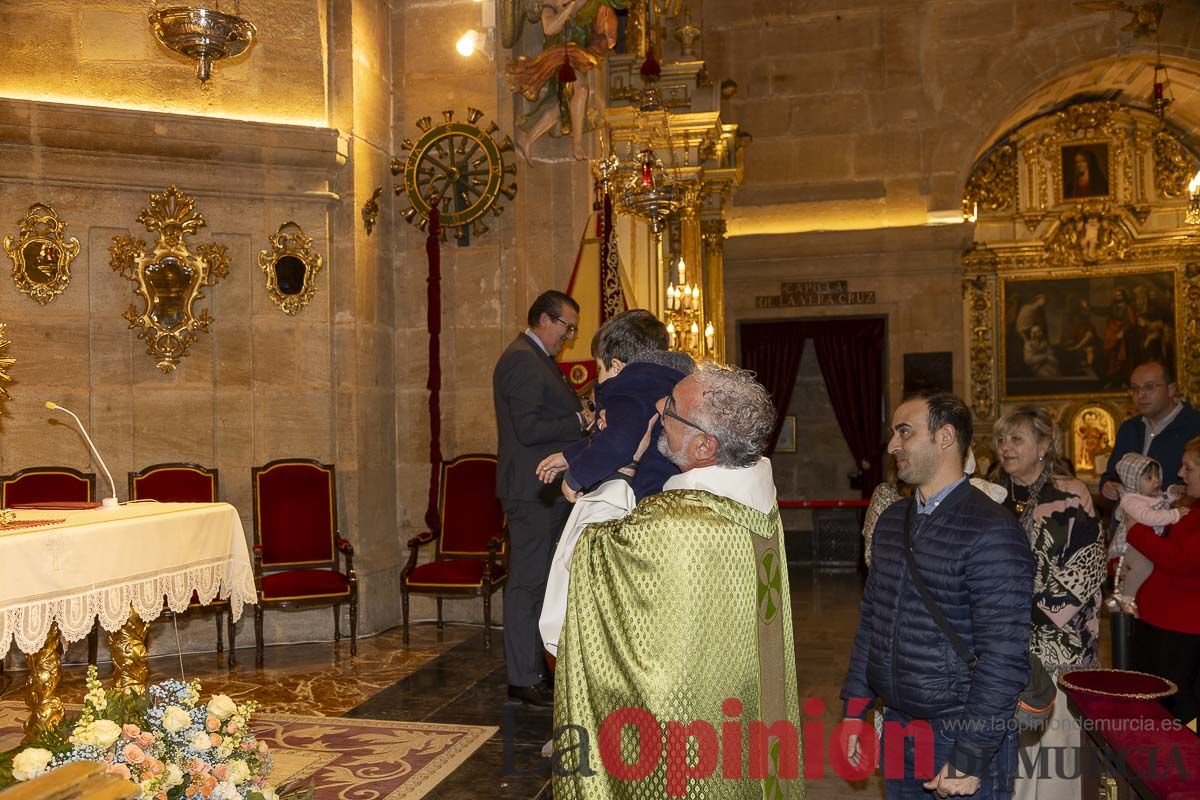 Presentación a la Vera Cruz de Caravaca de los niños nacidos en 2023