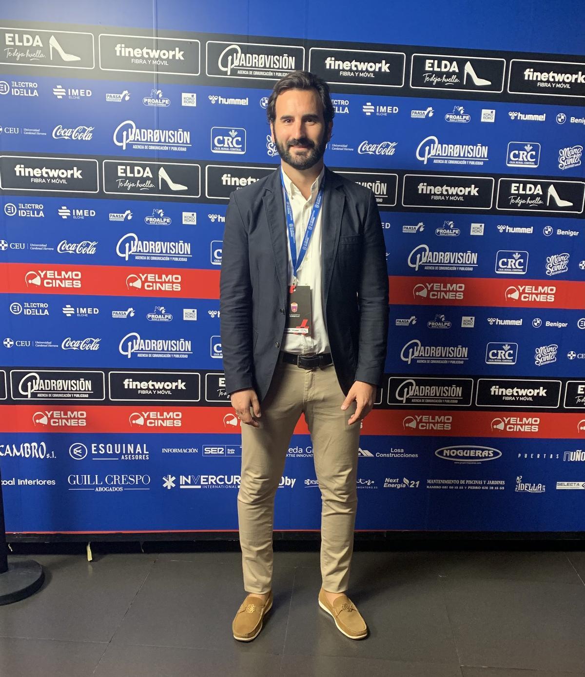 Iván Obrador en el estreno del documental 'Juntos por un sueño'