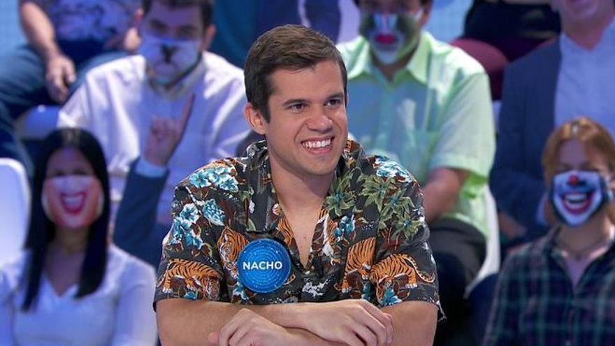Nacho Mangut en 'Pasapalabra'.