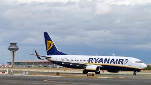 Avión de Ryanair.