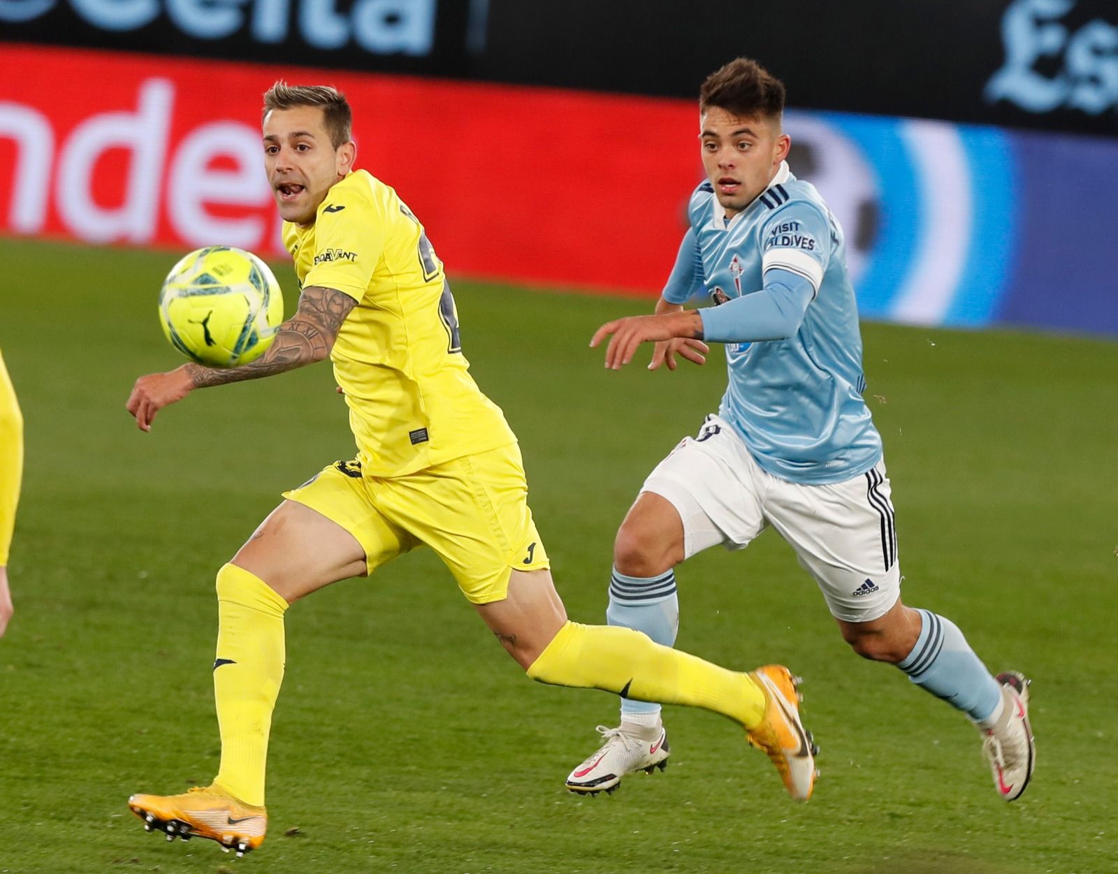 El Celta-Villarreal, en imágenes