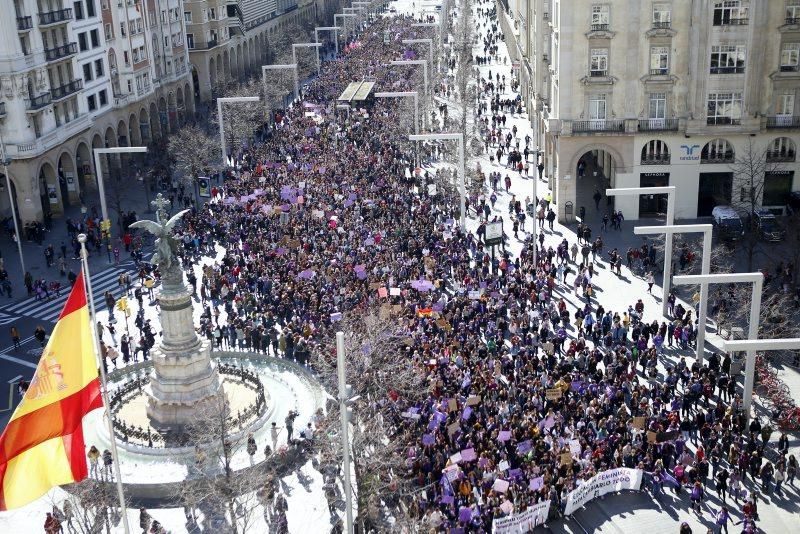 Concentraciones por el 8-M en Zaragoza