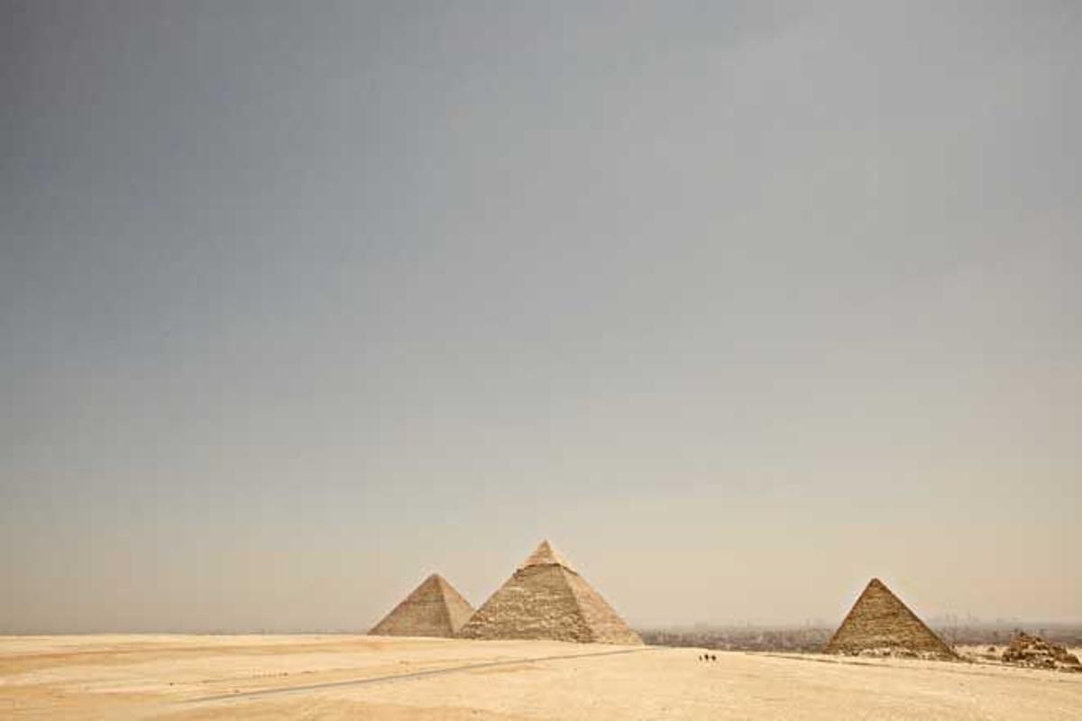 Pirámides de Giza, en Egipto.