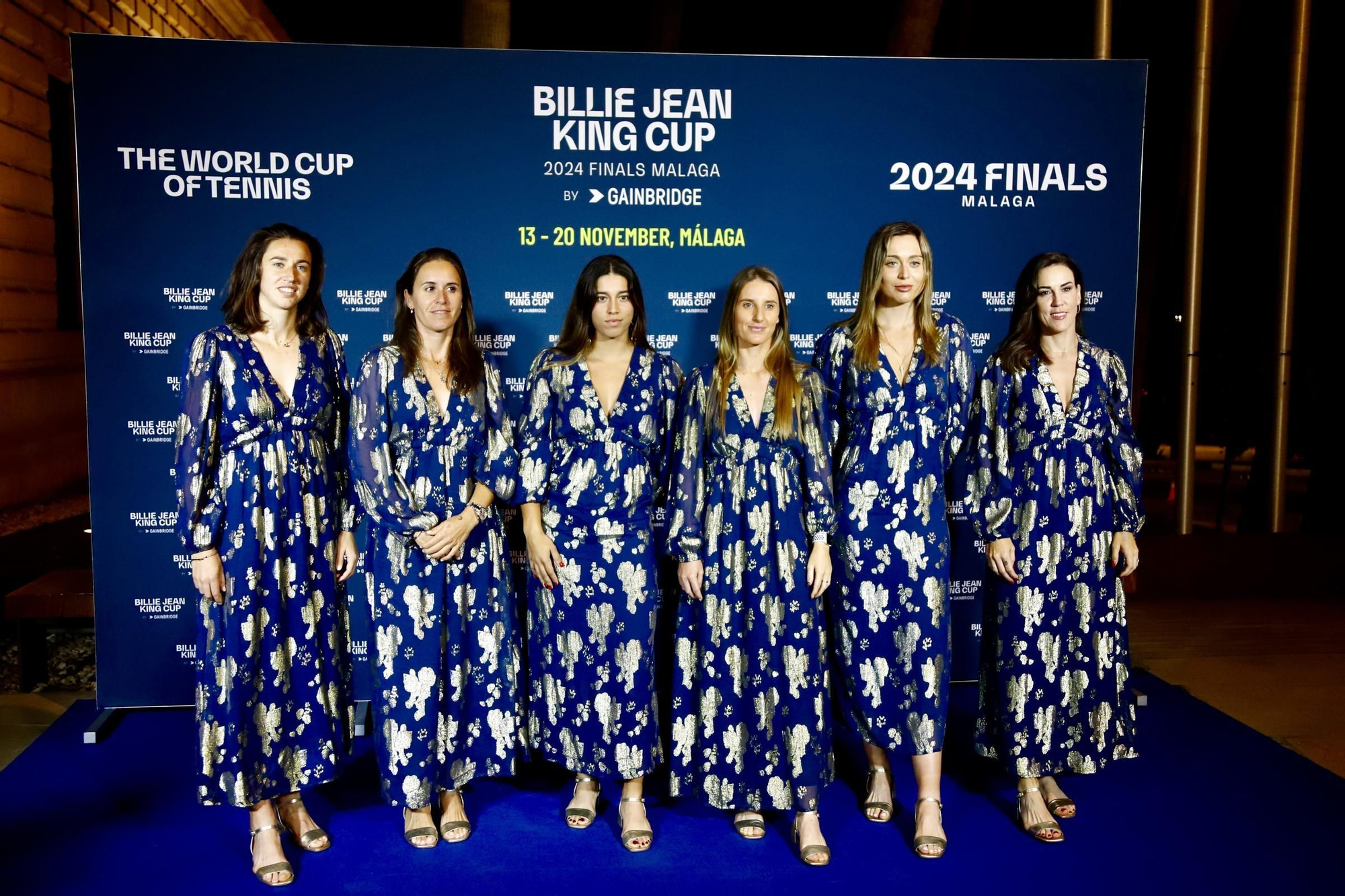 Alfombra roja Billie Jean King Cup en el Palacio Martín Carpena.