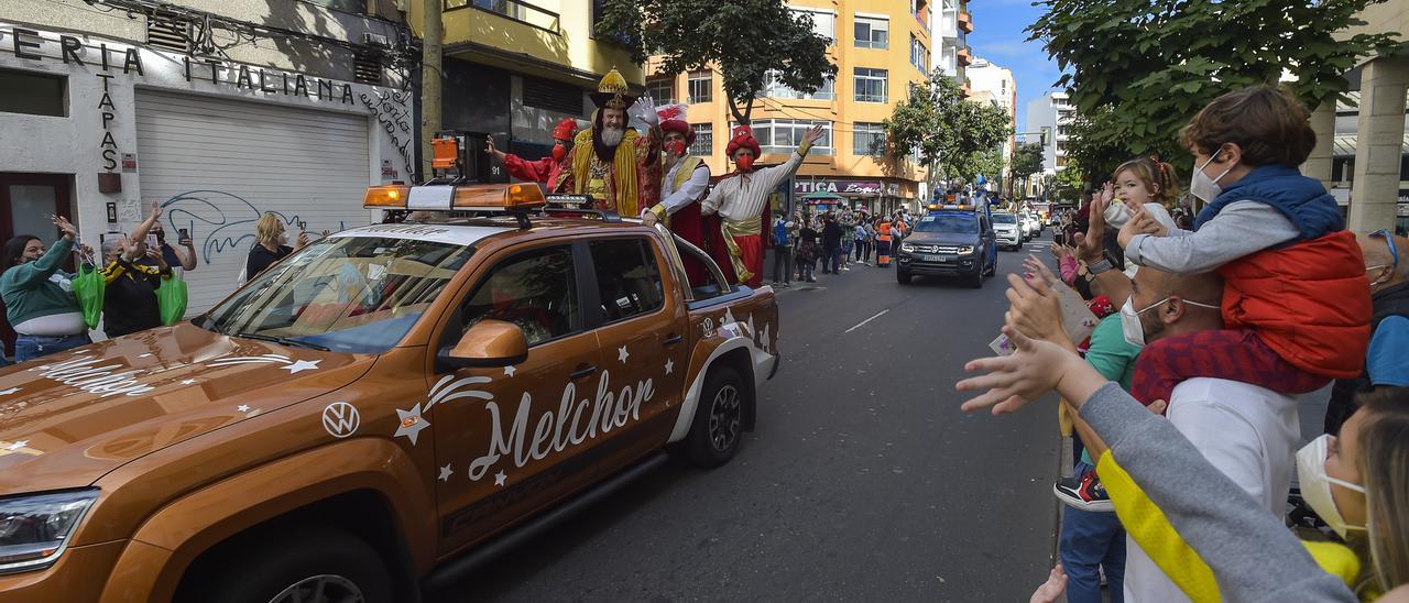 El rey Melchor en la Gran Cabalgata del pasado año