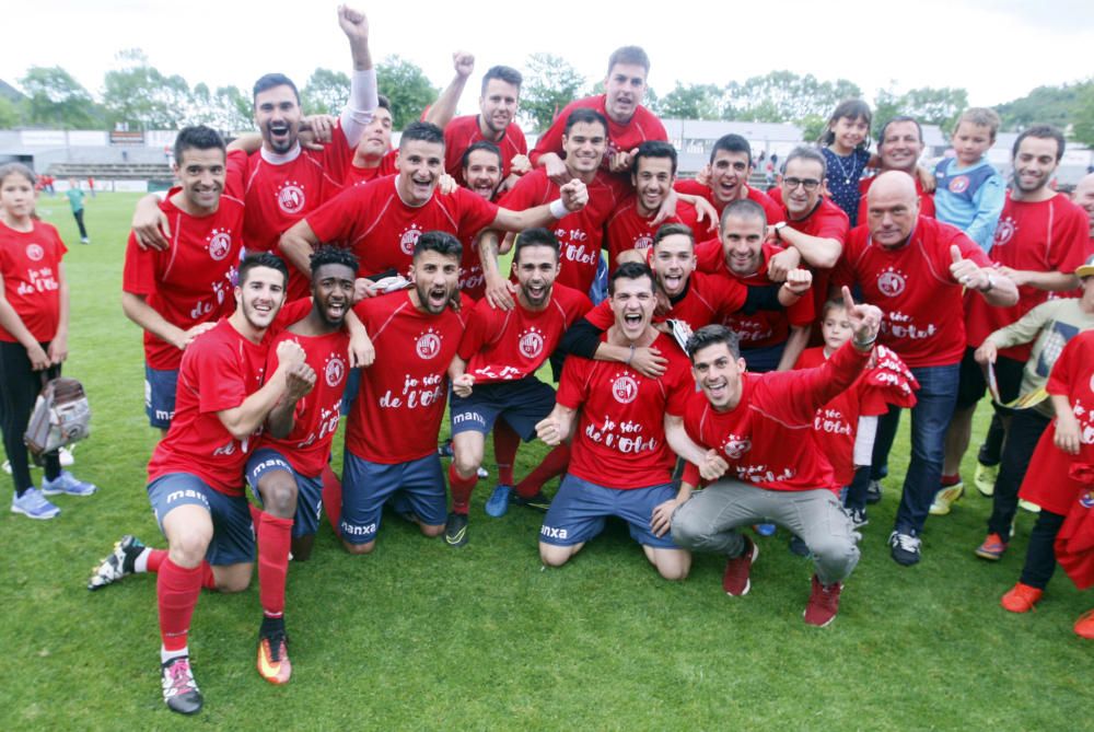 Celebració del títol de Tercera de l'Olot