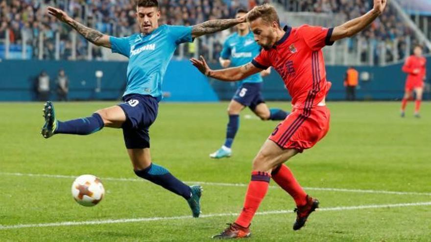 Canales centra en el Zenit-Real de ayer.