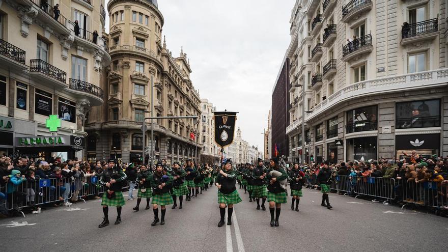 Guinness tiñe de verde Madrid en su gran celebración de St Patrick's