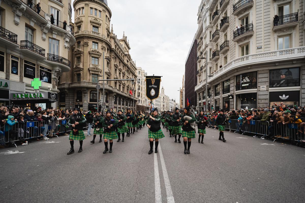 Desfile St Patricks en Madrid