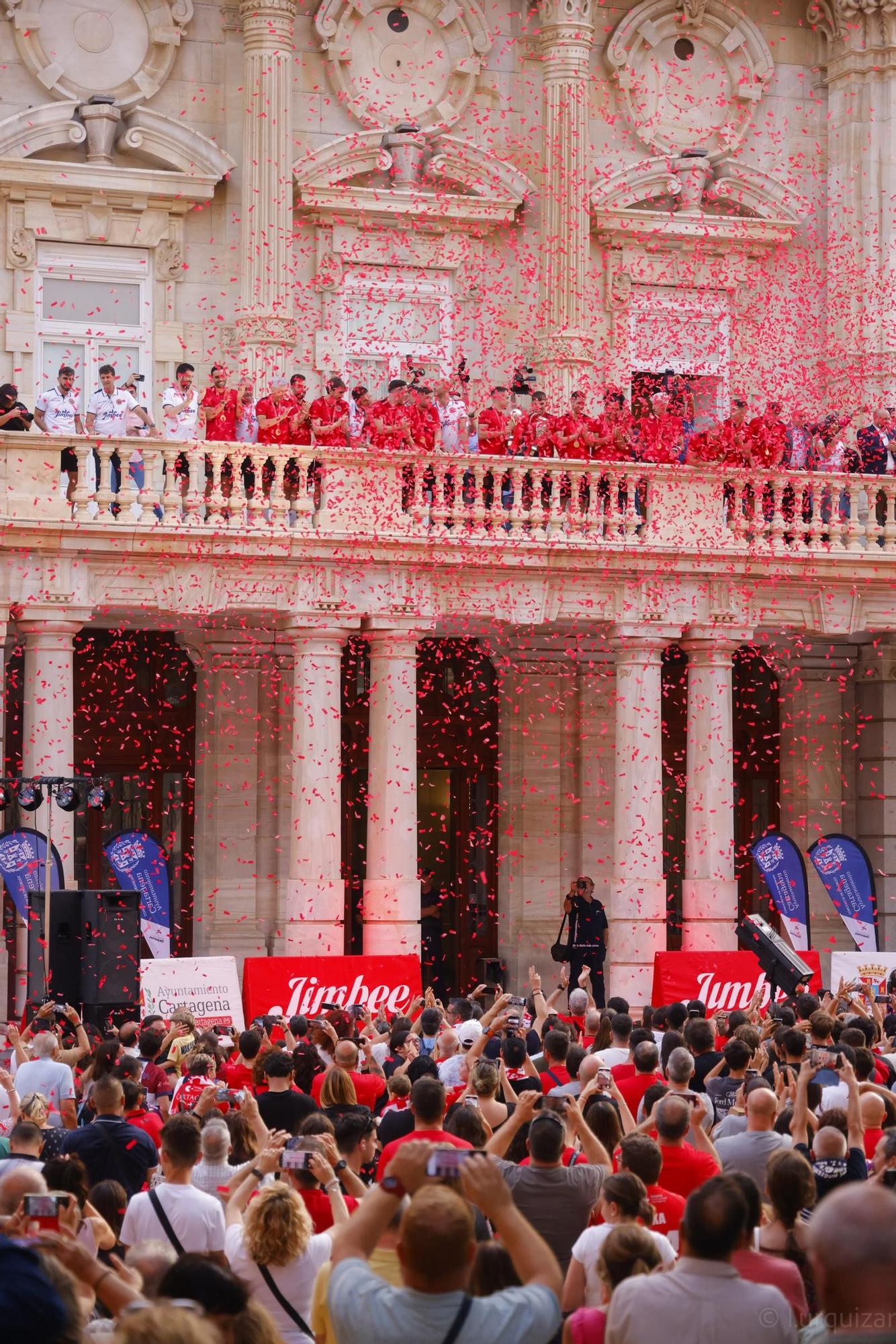 Las imágenes de la celebración del Jimbee Cartagena, campeón de liga