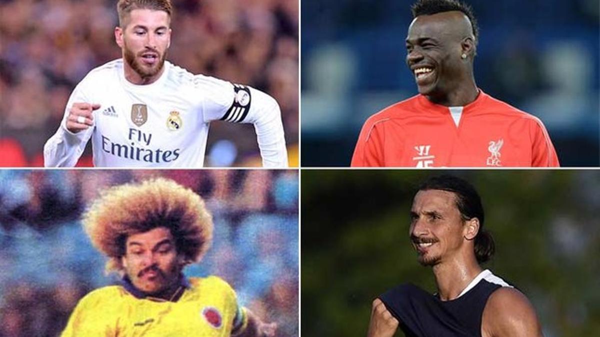 Sergio Ramos, Balotelli, Valderrama e Ibrahimovic, en la lista