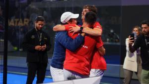 Yanguas y Garrido se impusieron a Di Nenno y Stupa en otro intenso partido