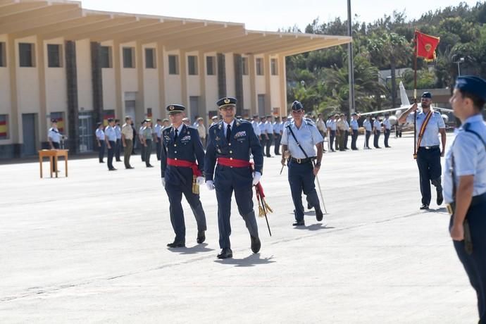 22-06-20   GENTE Y CULTURA. BASE AEREA DE GANDO. INGENIO TELDE.  Toma de  posesión Juan Pablo Sánchez de Lara como nuevo jefe del Mando Aéreo de Canarias Fotos: Juan Castro.  | 22/06/2020 | Fotógrafo: Juan Carlos Castro