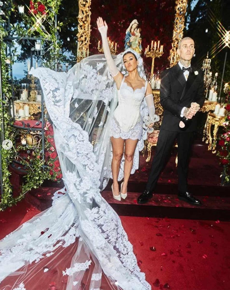 Boda de Kourtney Kardashian y Travis Barker