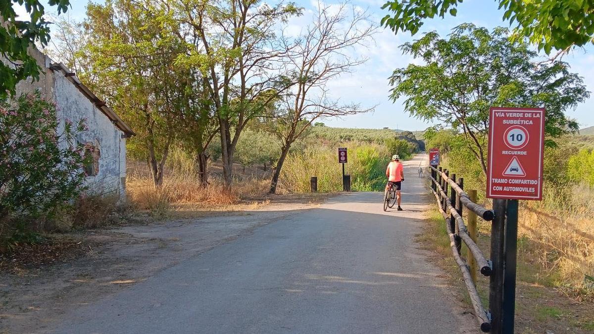 El Camino Mozárabe de Santiago a su paso por el término municipal de Cabra.