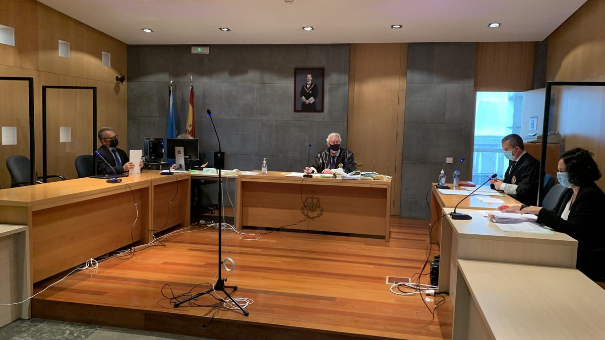 Sala de un juzgado asturiano