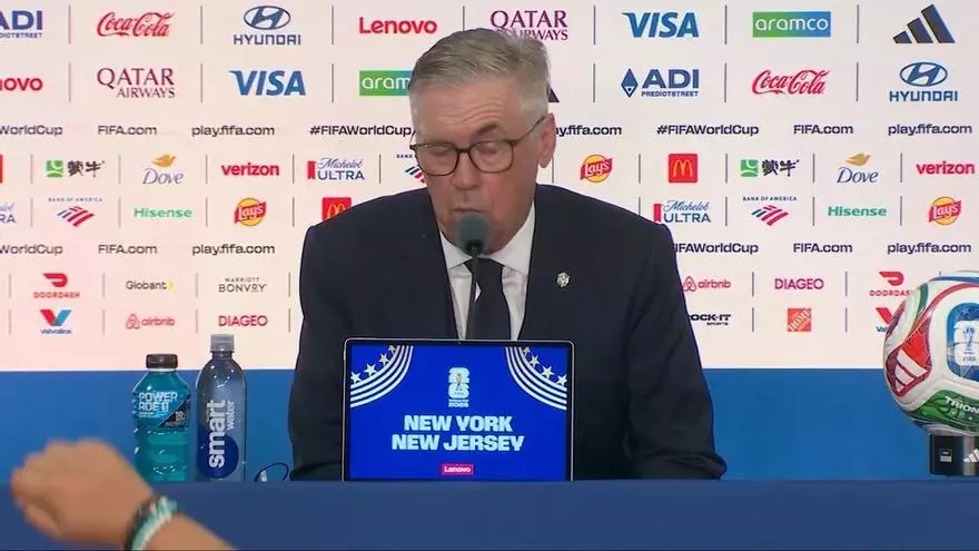 Ancelotti: "El Mundial no se gana en el primer partido"