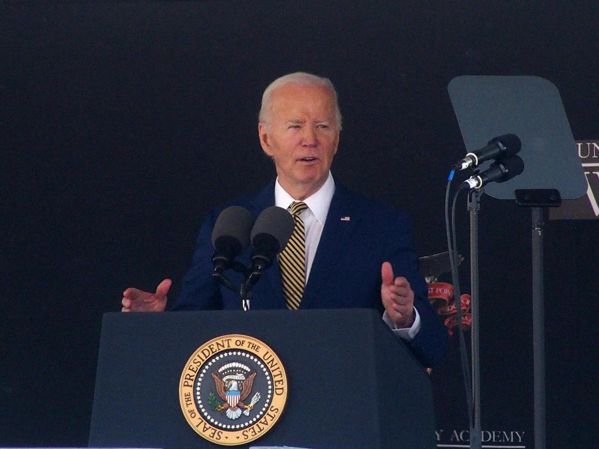 Joe Biden, durante un discurso reciente.