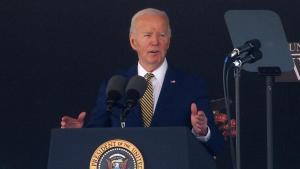 Joe Biden, durante un discurso reciente.