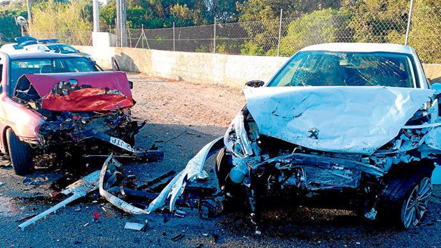 Bei diesem Zusammenstoß nahe der Cala Agulla kam im Juni der alkoholisierte 24-jährige Unfallverursacher ums Leben.