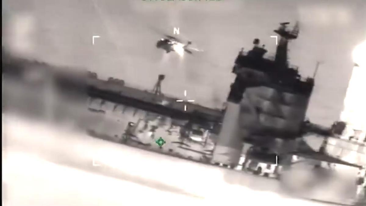 El Ejército estadounidense intercepta al buque 'M/T Sophia' en el Mar Caribe