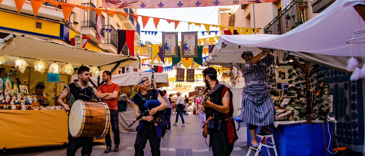 Un momento de la pasada Feria de San Isidro de Castalla.