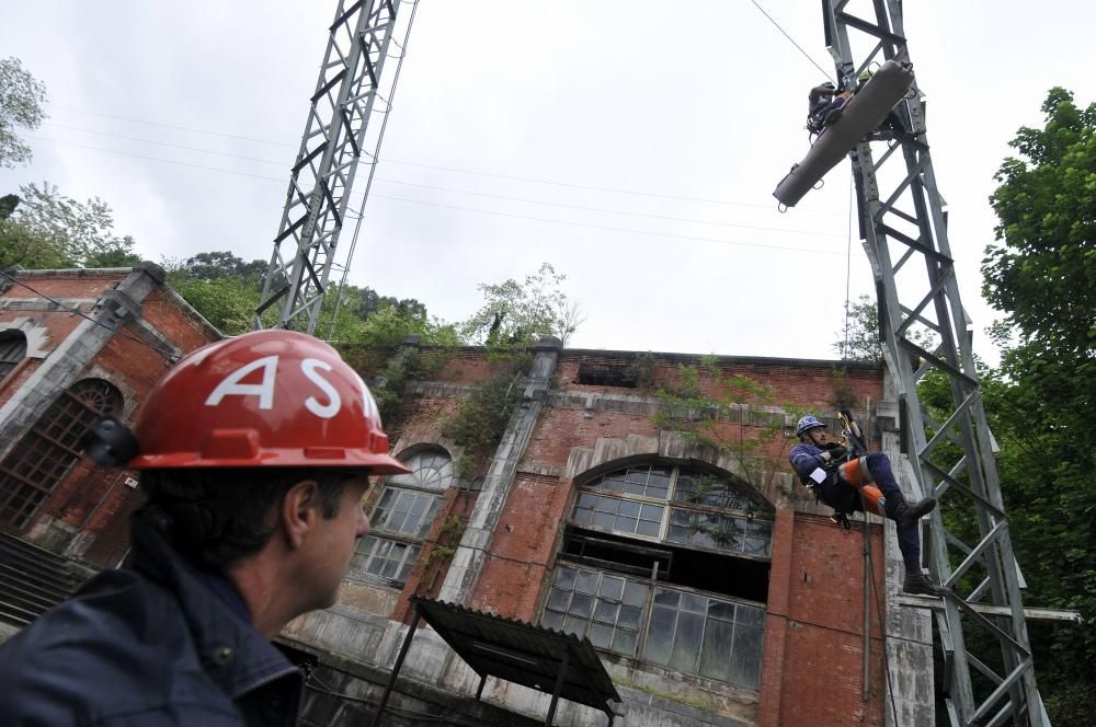 Operativo de la Brigada Minera y la Guardia Civil en el Pozo Fondón