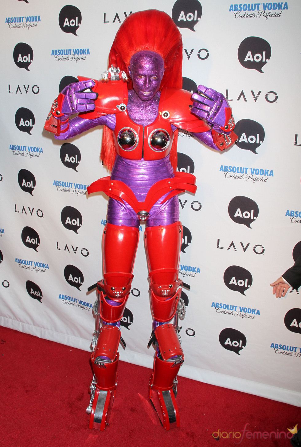 Heidi Klum de transformer en 2010