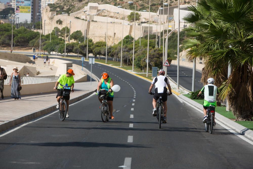 Una ciclovía pone fin a la Semana de la Movilidad