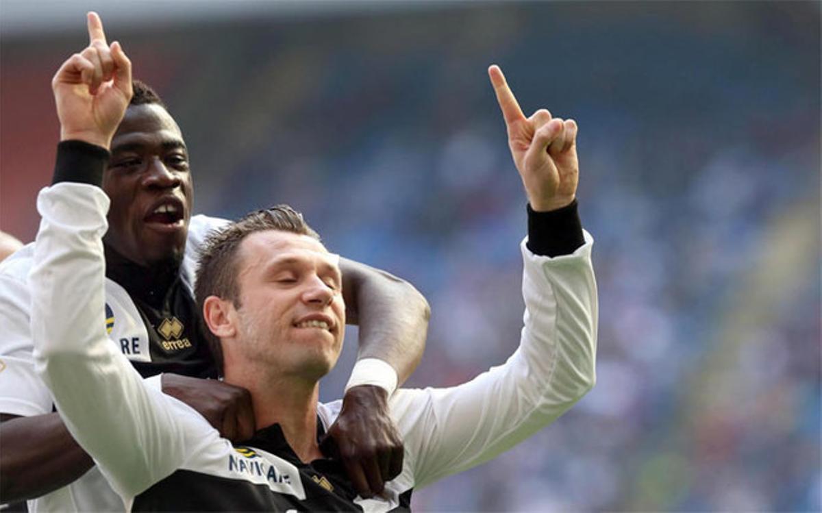 Cassano es un gran admirador de Leo Messi