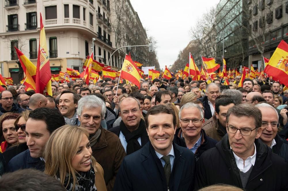 Las imágenes de la concentración en Madrid.