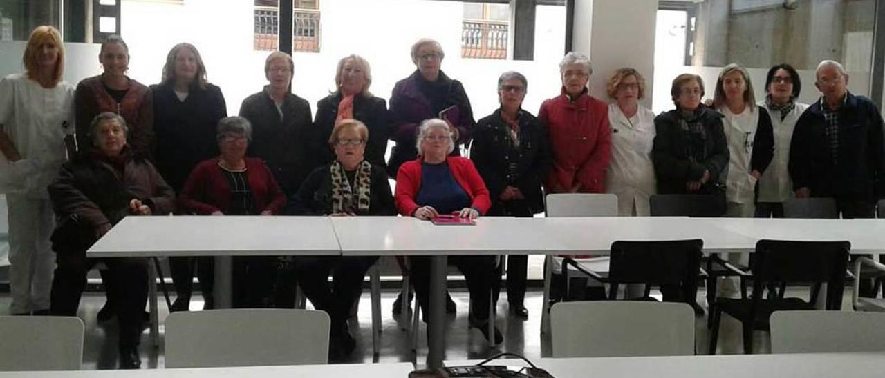 Los participantes en el taller de memoria.