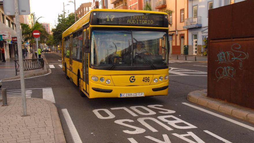 Guagua en la capital.