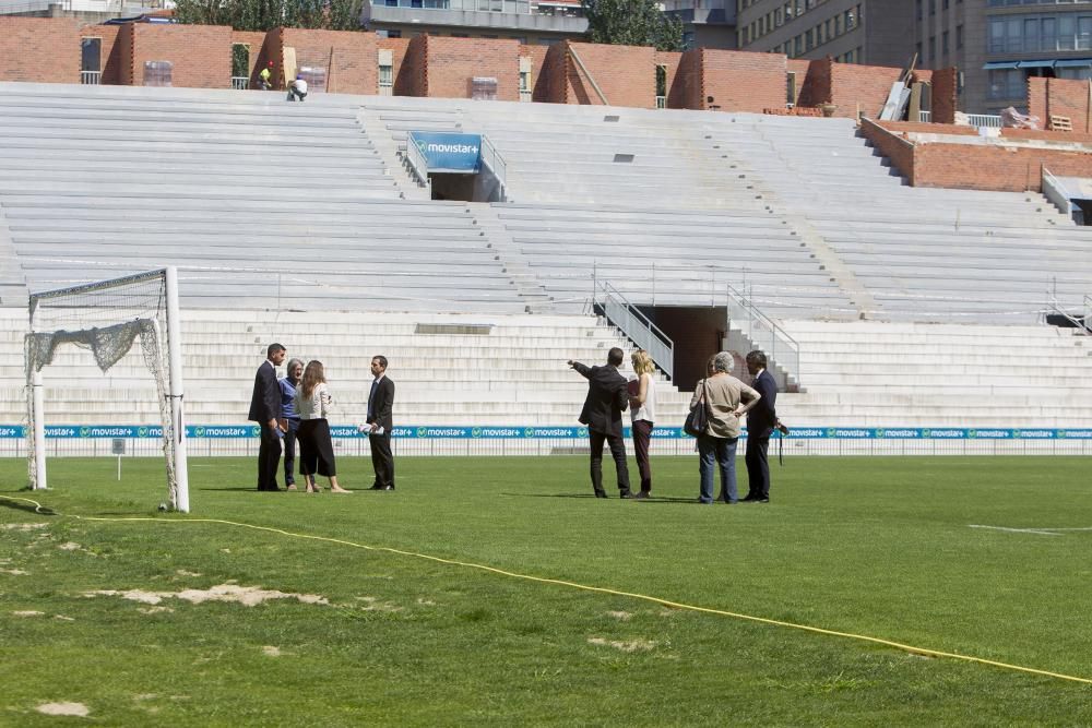 Inspectores de la UEFA en Balaídos // M.Canosa