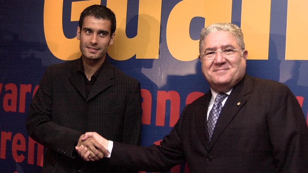 Guardiola era el director deportivo de la candidatura de Bassat en el 2003