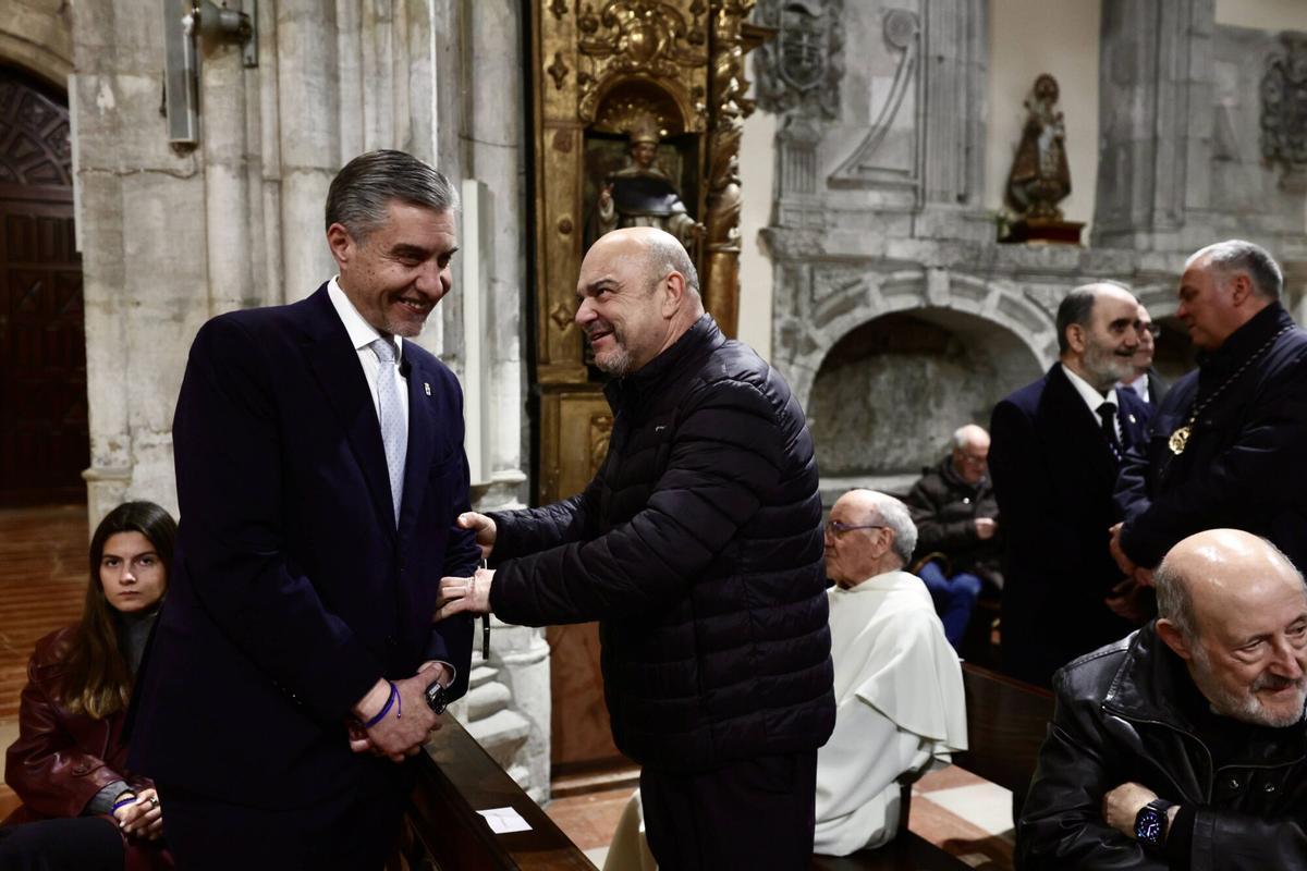 EN IMÁGENES: Martín Martín Peláez, presidente del Real Oviedo, pregonero de la Semana Santa de Oviedo