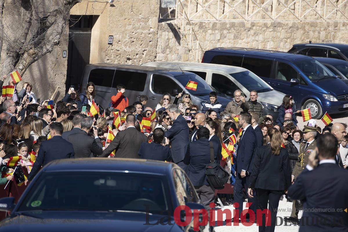 Visita de los reyes de España a Caravaca (explanada de la Basílica)