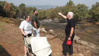 «En unos minutos el fuego rodeó la casa; cogí a los niños y dejé todo atrás»