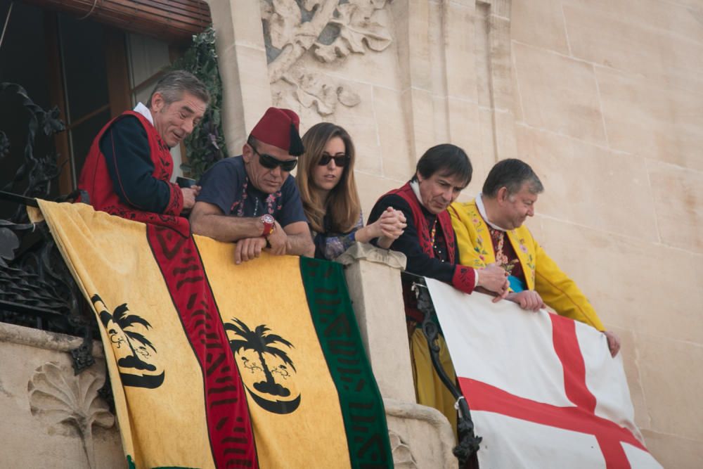 Nerea Belmonte en las fiestas de Moros y Cristianos de Alcoy