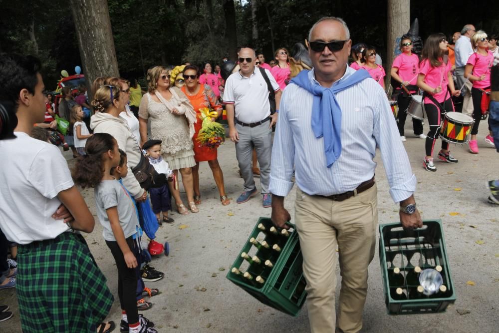 Homenaje a Fleming de los vecinos de Cimadevilla