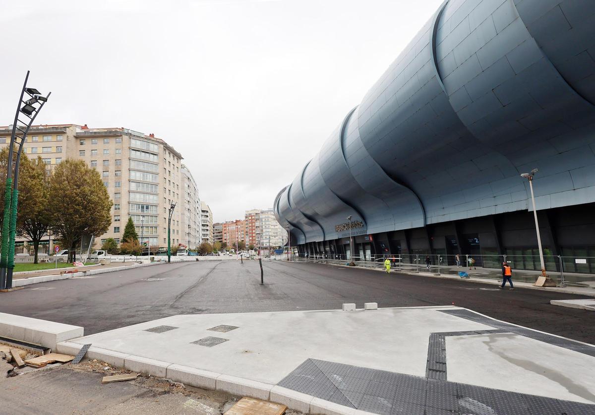 Exterior de la grada de Tribuna de Balaídos.