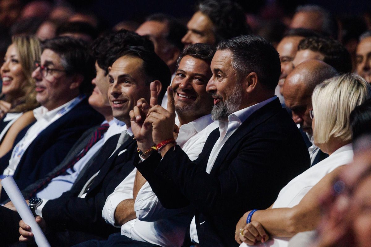 Abascal, a la festa anual de la Lliga  de Salvini