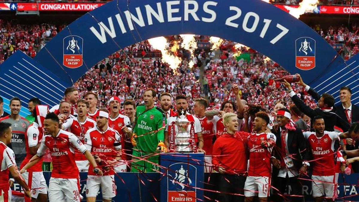 El Arsenal ganó la última edición de la FA Cup en Wembley